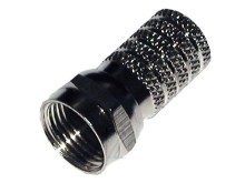 F konektor káblový 4.0mm priamy